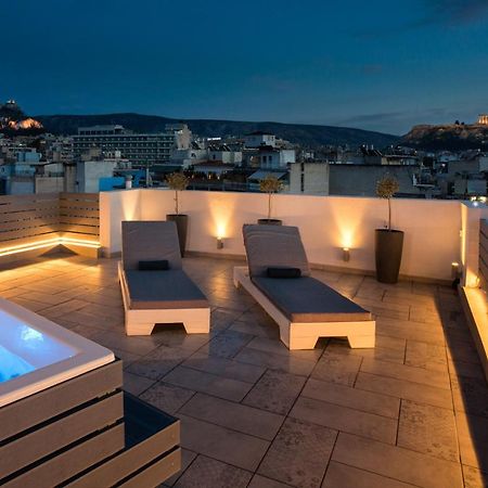 Private Jacuzzi & Acropolis View - The Loft Atenas Exterior foto