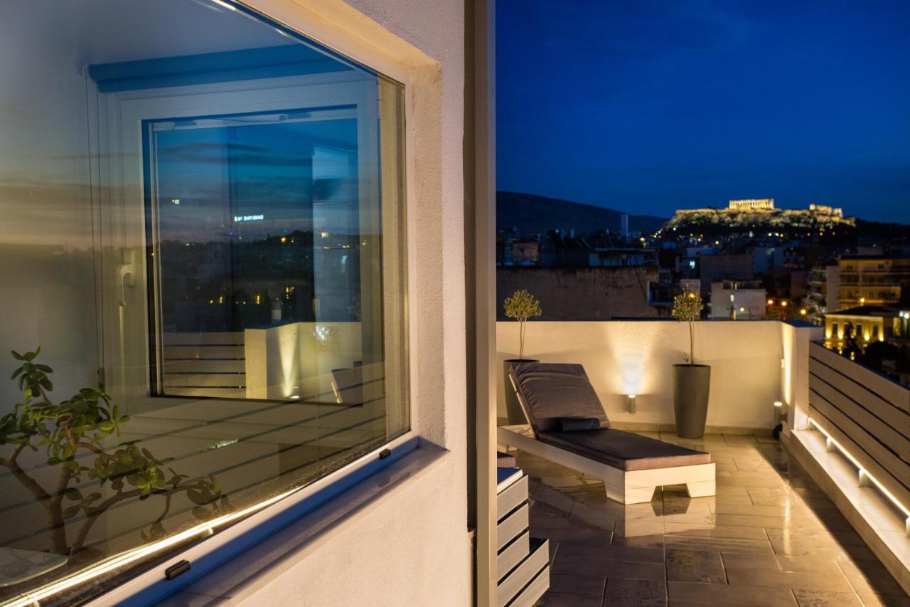 Private Jacuzzi & Acropolis View - The Loft Atenas Exterior foto